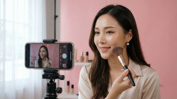 17c一起草美妆视频教程